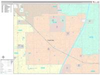 Fountain Valley Wall Map Zip Code